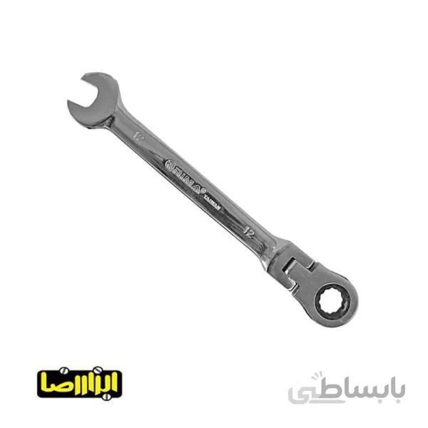 آچار یک سر تخت جغجغه تاشو ریما 12 میلیمتری