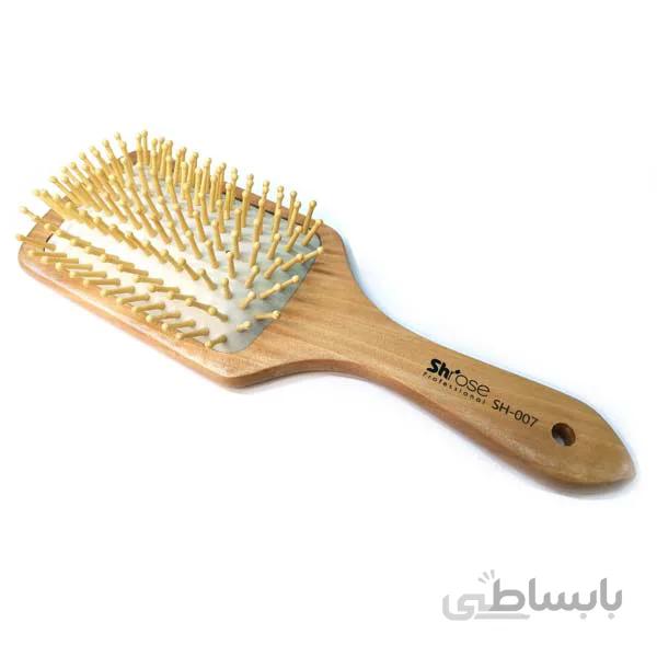 برس دندانه چوبی شی رز مدل SH007
