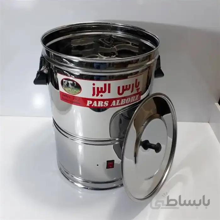 کره گیر و دوغ زن 40لیتری موتور پایین استیل