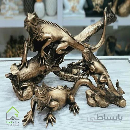 مجسمه پلی استر ایگوانا