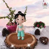 عروسک بافتنی پرنسس یاسمین ( کد 60361 )