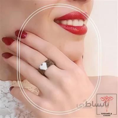 انگشتر منجوق میوکی قلب
