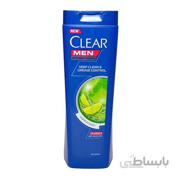 شامپو ضد شوره مردانه کلیر مدل Grease Control حجم ۲۰۰ میل