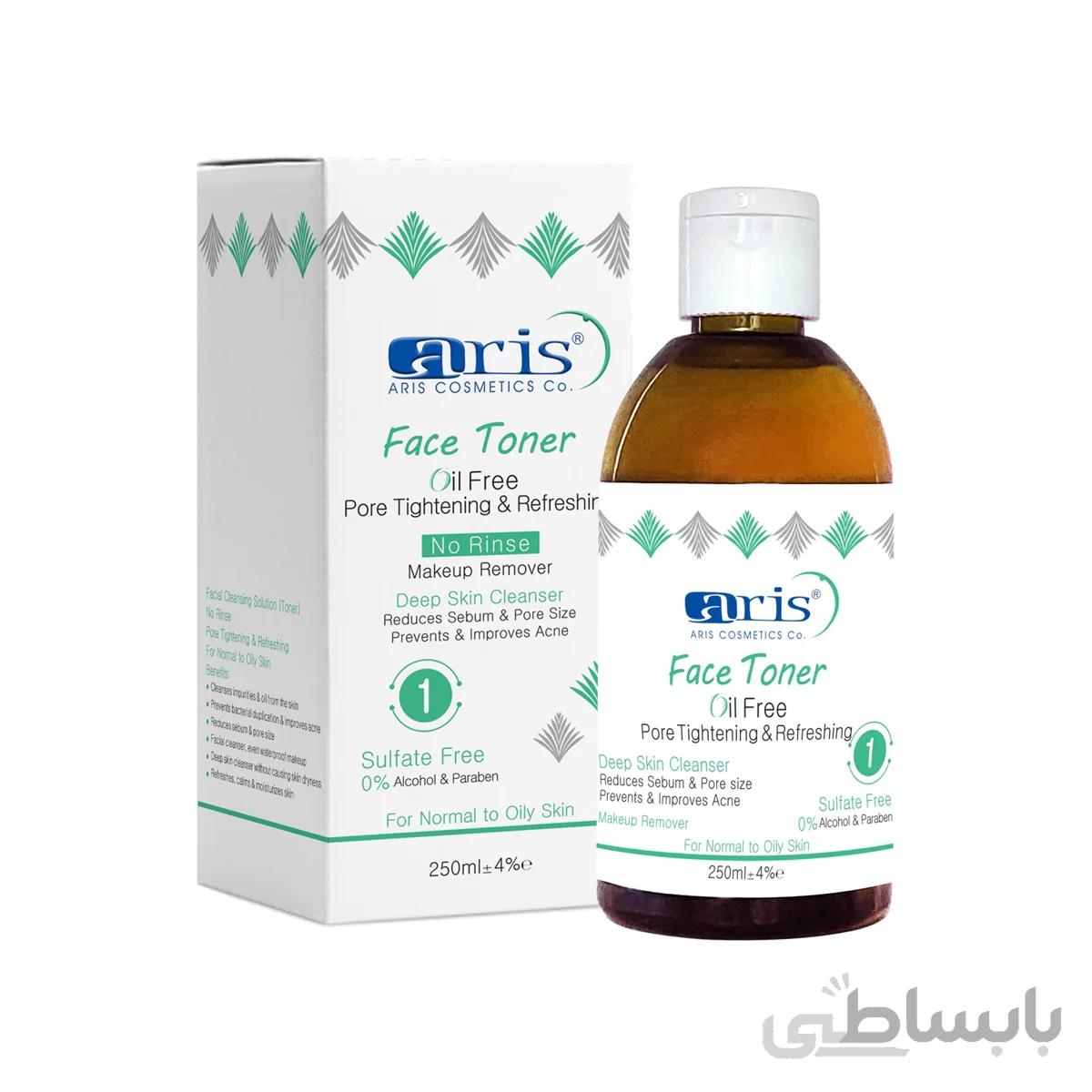 محلول پاک کننده صورت 1 (تونر) بدون نیاز به آبکشی