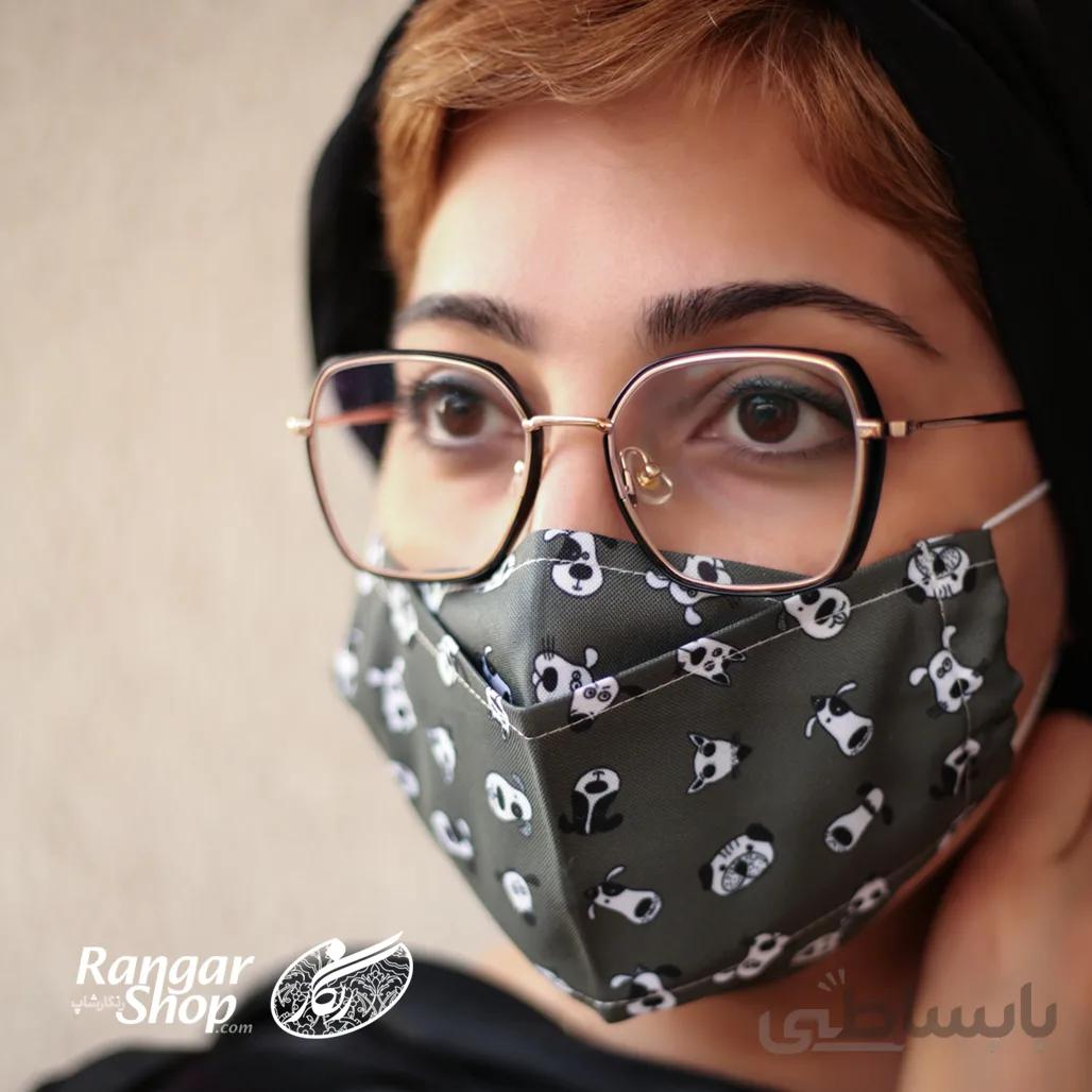 ماسک فیلتر دار طرح سگ
