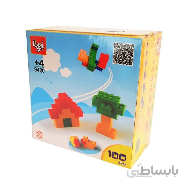 لگو بازی ریز 100 قطعه بازی تا