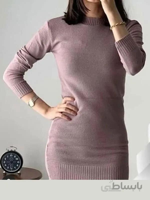 تونیک بافت یقه سه سانت نخ باتو کد ۵۰۹۷