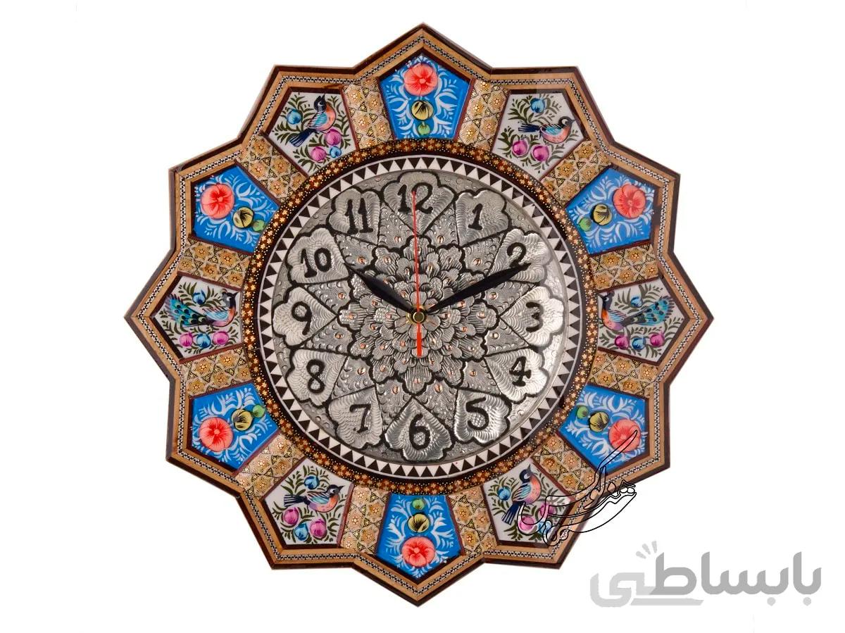 ساعت خاتم کاری و قلمزنی