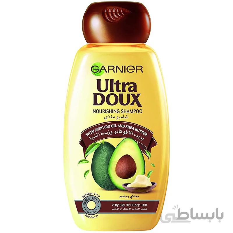 شامپو گارنیه-گارنیر آووکادو و شی باتر Garnier Ultra Doux Avocado Oil & Shea Butter Nourishing Shampoo