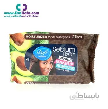 دستمال مرطوب پاک کننده آرایش دور چشم و صورت دافی ا Dafi-wipes clean makeup around the eyes and face