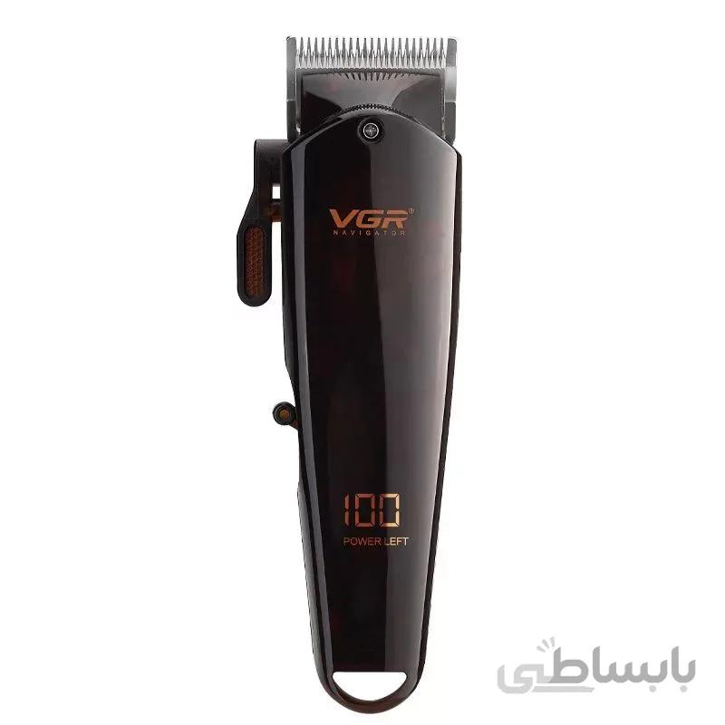 ماشین اصلاح موی سر و صورت وی جی ار مدل V-165 VGR ا ماشین اصلاح موی سر و صورت وی جی ار مدل V-165 VGR