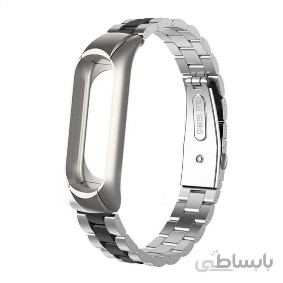 بند Double Colour مناسب برای مچ بند هوشمند شیائومی Mi Band 5/Mi Band 6