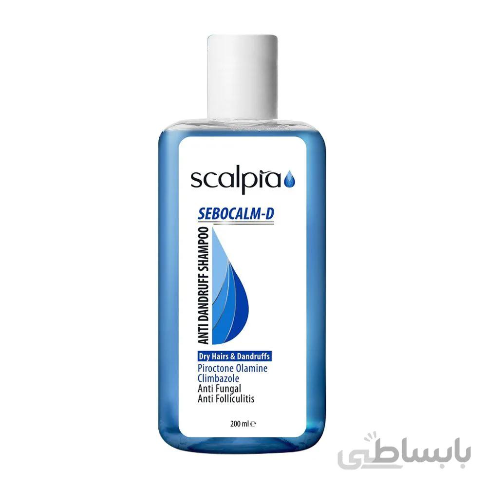شامپو ضد شوره موی خشک سبوکالم دی Scalpia ا Scalpia Sebocalm D Anti Dandruff Shampoo Dry Hair