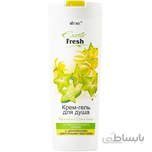 شاور ژل کرمی بدن حاوی کارامبولا و یلانگ یلانگ حجم 500 میلی لیتر