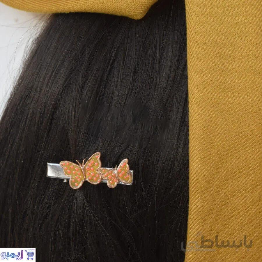 سنجاق سر شاپرک نارنجی