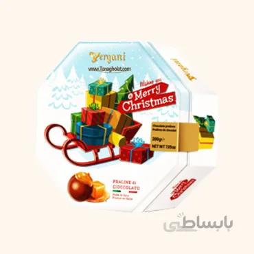 شکلات کادویی ورگانی مدل کریسمس کاراملی