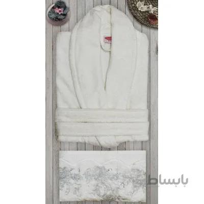 ست حوله تن پوش یک نفره سری بامبو 2 تکه هوبی کد 105
