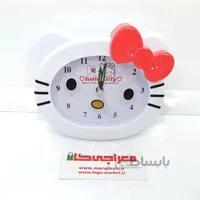 ساعت رومیزی بیضی قرمز(کیتی)