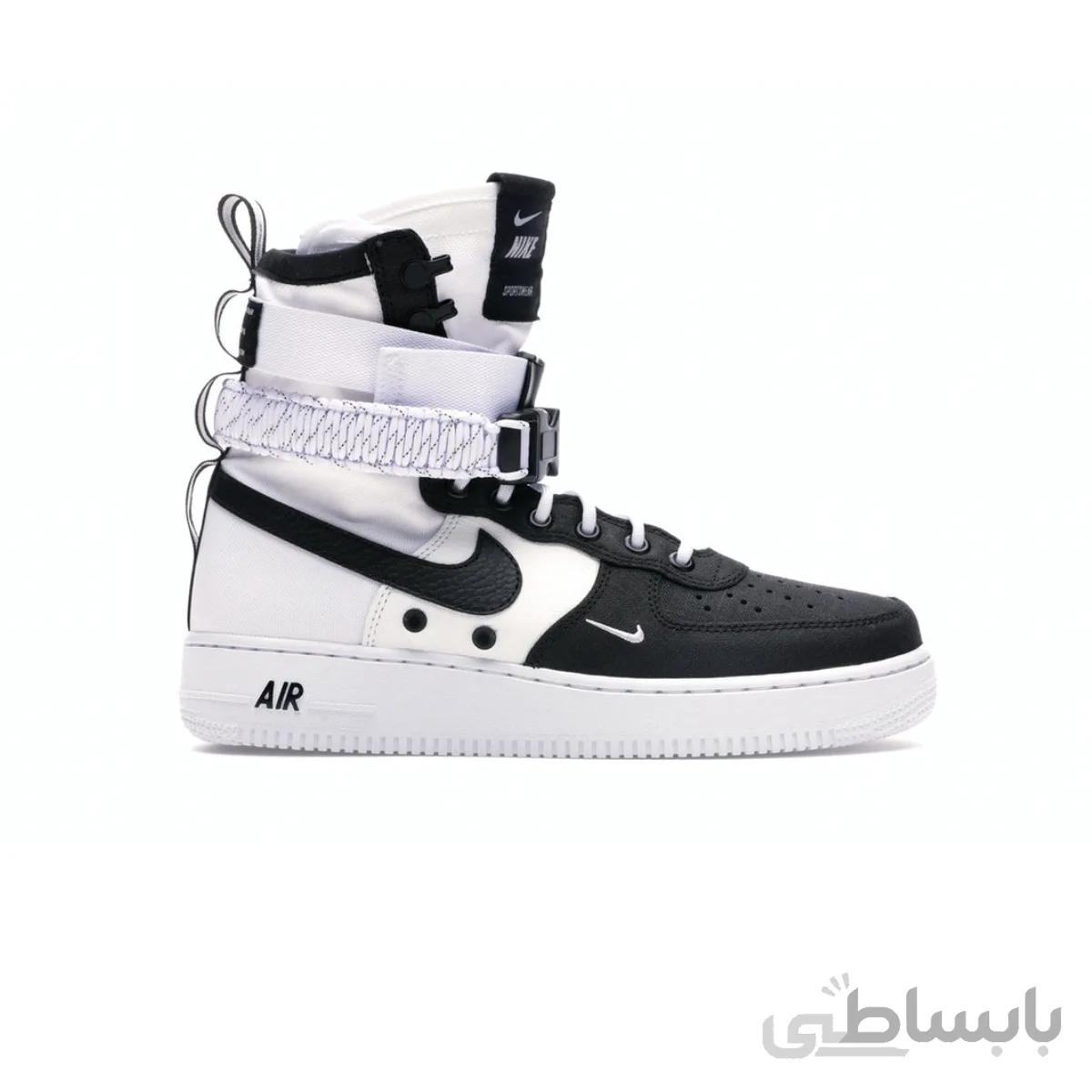کتونی مردانه نایک ایر فورس 1 nike air force 1 high white and black