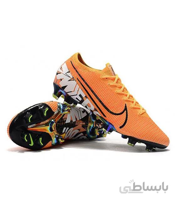 کفش فوتبال نایک Nike Mercurial Vapor XIII Elite FG Orange Yellow Black