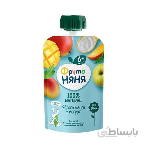 پوره ساندیسی سیب،انبه،هلو،ماست فروتونیانیا Frutonyanya