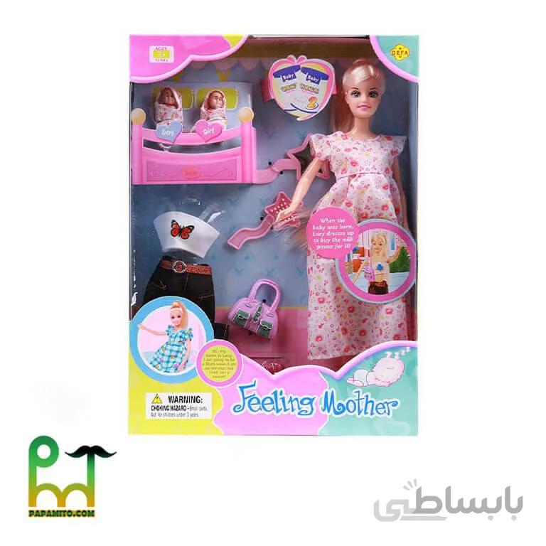 عروسک باربی حامله دفا آیتم 8009