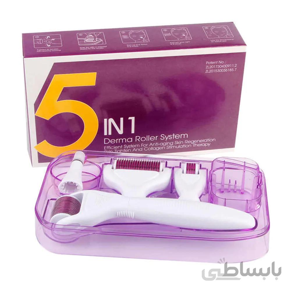 درمارولر تیتانیومی ۵ کاره ۴ سر دی آر اس DRS 5 in 1 derma