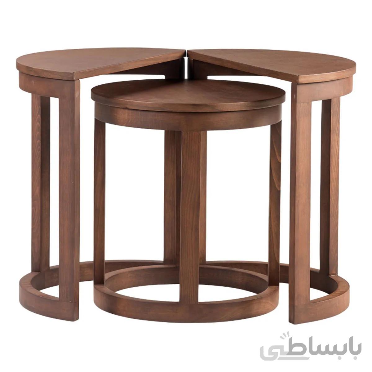 عسلی سه تکه گرد