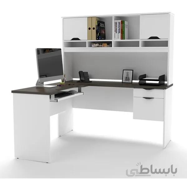 میز کامپیوتر کتابخانه دار مدرن مدل سنا