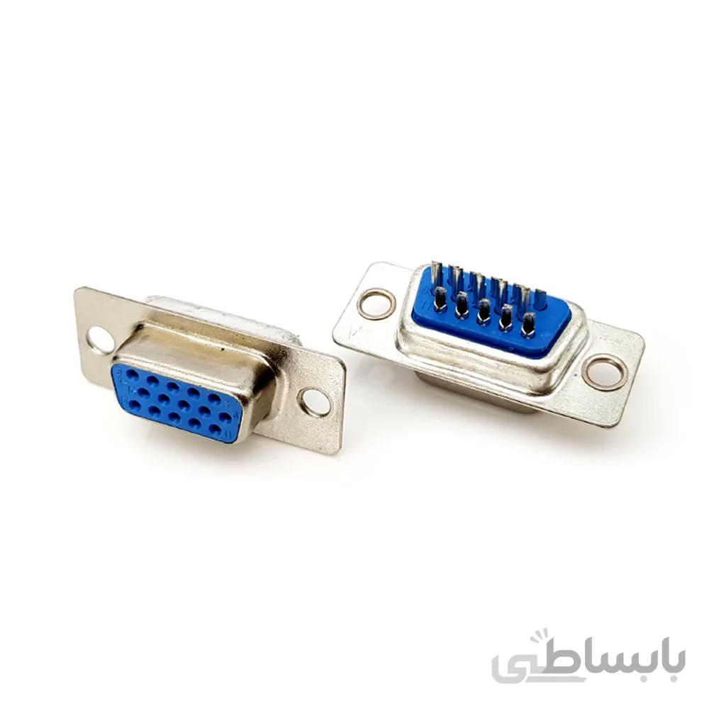 دی کانکتور مادگی D CONN 15PIN VGA