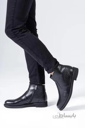 خرید انلاین بوت چرم طبیعی مردانه ترک برند CZ London رنگ مشکی کد ty151929632