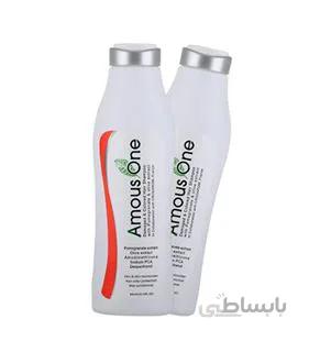 شامپو مناسب موهای آسیب دیده و رنگ شده آموس وان 300 میلی لیتر