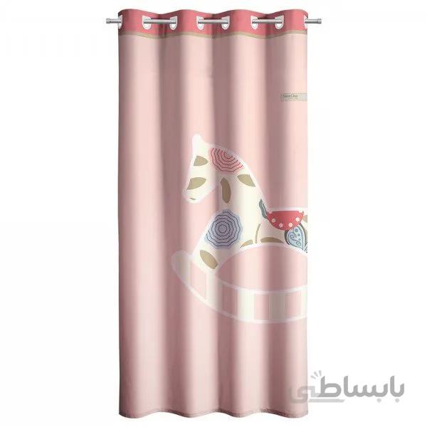 پرده اتاق کودک saint clair راکر اسبی کرم صورتی کد 115036