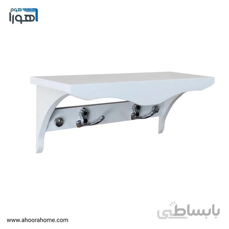 شلف دیواری سفید مدل J7