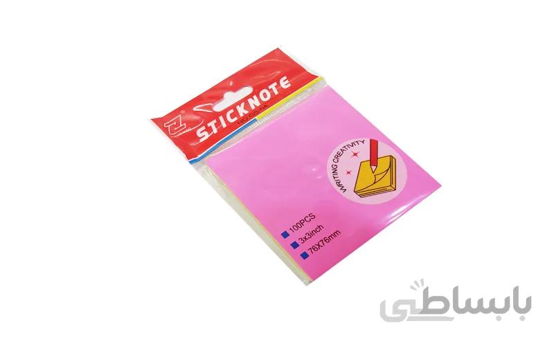 کاغذ یادداشت چسب دار پست ایت 7.5 در 7.5 سانت 100 برگی 5 رنگ
