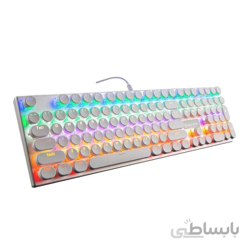 کیبورد مجیک ریفاینر مدل MK5 Mixed Light سفید