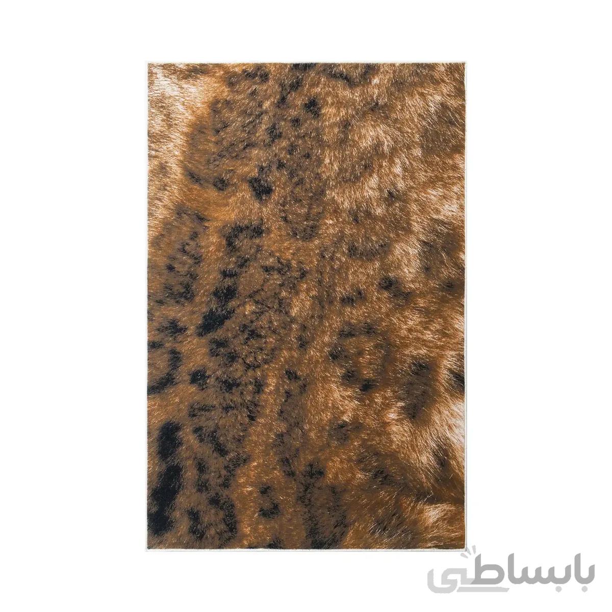فرش 1500 شانه مدرن طرح پوست ببر