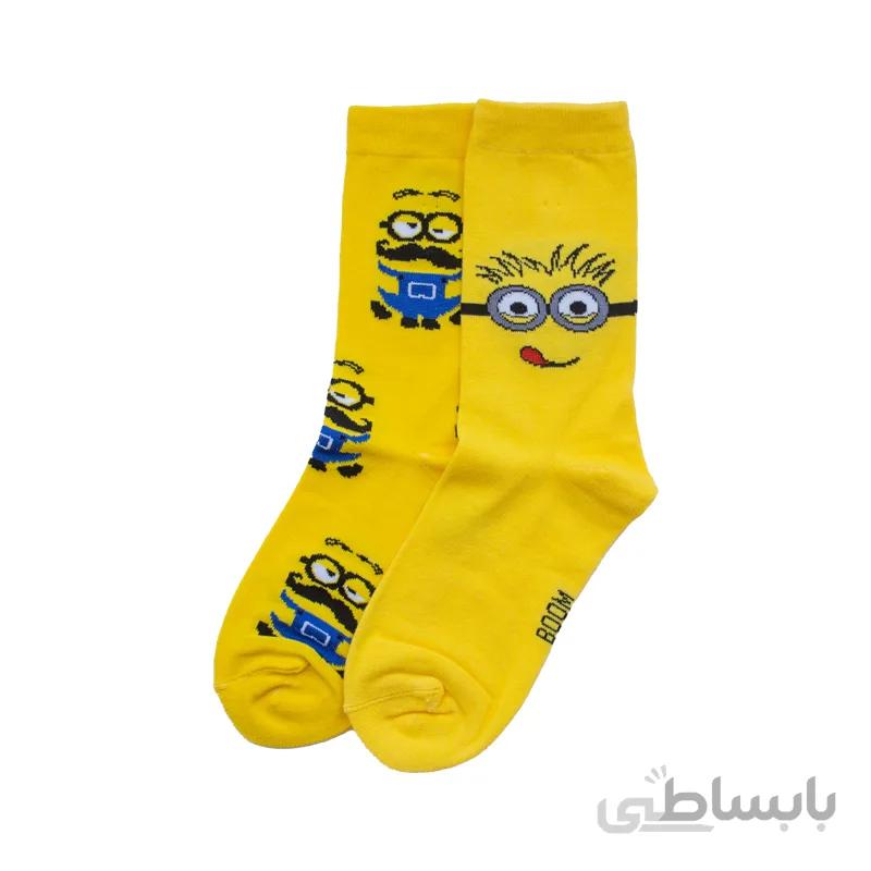 جوراب ساقدار مینیون بوم