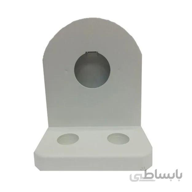پایه دیواری دام پلاستیکی 4 اینچ سفید