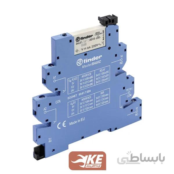 ماژول رله 230VAC تک کنتاکت 6 آمپر فیندر 391182300060