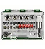 ست 27 تایی سرپیچ گوشتی همراه با آچار Bosch 2607017160