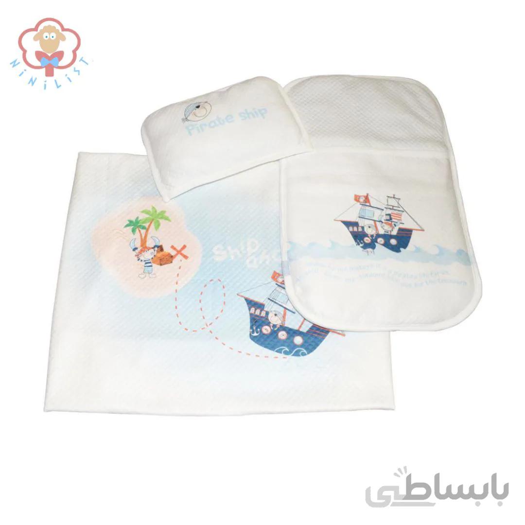 سرویسخواب ۳تکه مسافرتی Pirate Ship رزبرن