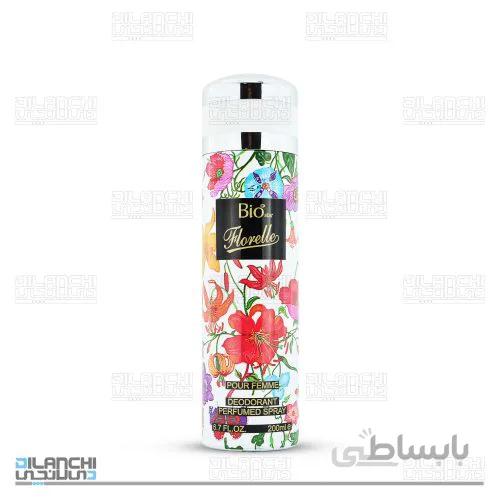 اسپری خوشبو کننده بدن بانوان بیو استار مدل Florelle حجم 200 میلی لیتر