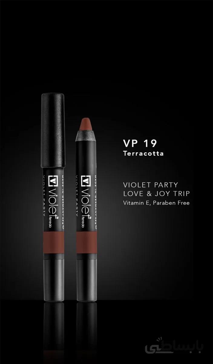 رژلب مدادی ویولت فردو violet feredo 19