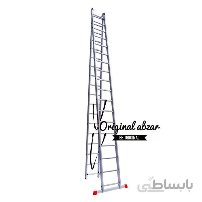 نردبان مخابراتی 2 کشو 22 پله 6 متری آلوم پارس مدل اکسلنت