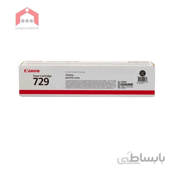کارتریج مشکی کانن مدل 729 ا canon 729 original black cartridge