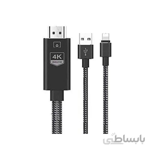کابل مبدل لایتنینگ به اچ دی ام آی Onten OTN-7519 Lightning to HDMI Cable 1.8m