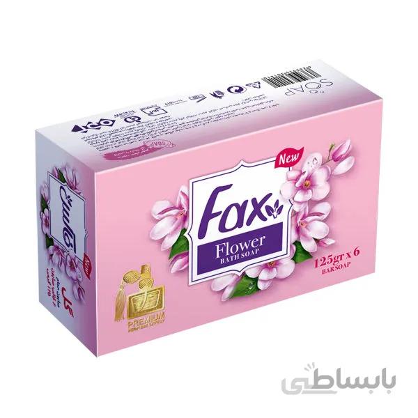 صابون حمام گل پرمیوم پارفیوم فاکس 6عددی - 125 گرم