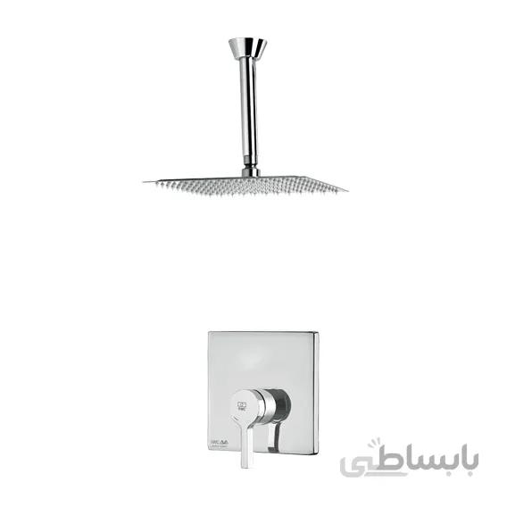 شیر حمام توکار آوا تیپ 1 کروم کی دبلیو سی ا Ava Concealed Shower Deign 1