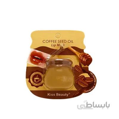 بالم لب قهوه با طرح ظرف عسل کیس بیوتی KISS BEAUTY Lip Mask
